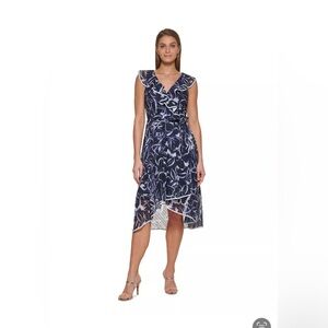 NWT DKNY Midi Asymmetrical Hem Dress